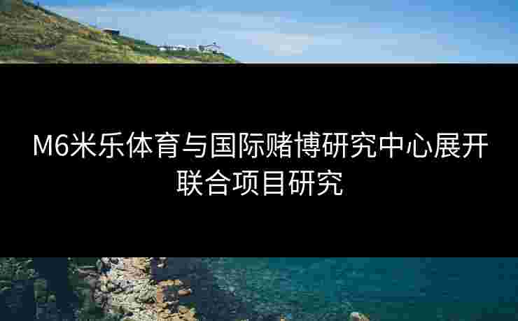 M6米乐体育与国际赌博研究中心展开联合项目研究