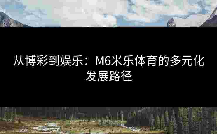 从博彩到娱乐：M6米乐体育的多元化发展路径